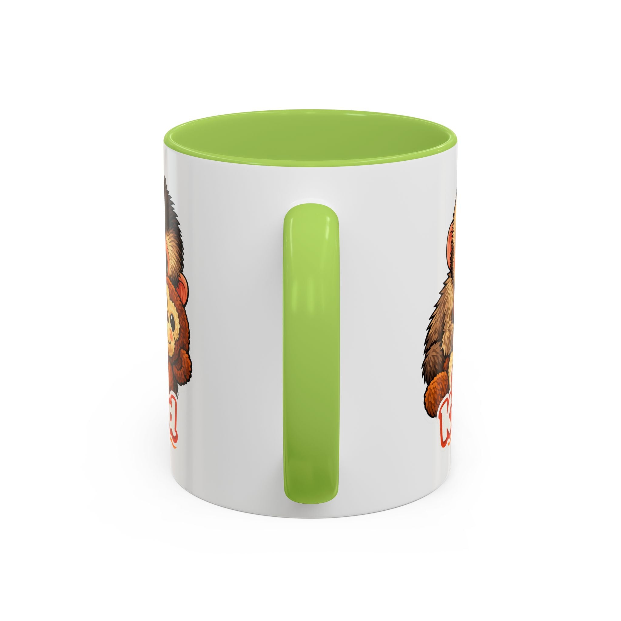 Be Kind Monkey Coffee Mug — Cute Animal Accent Mug (11/15oz)
