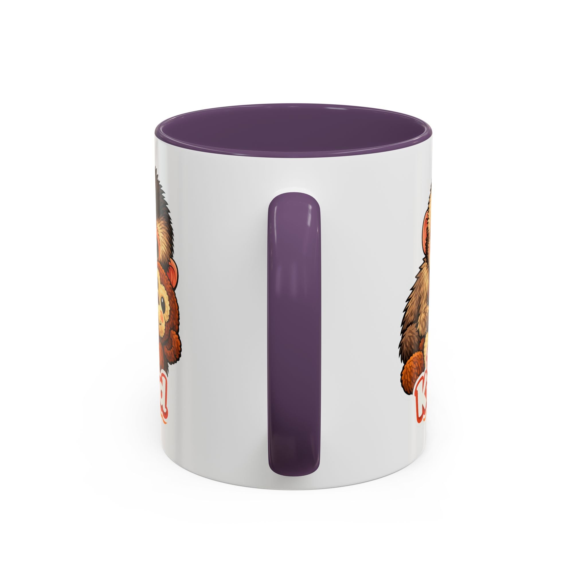 Be Kind Monkey Coffee Mug — Cute Animal Accent Mug (11/15oz)