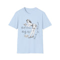 Pinup Booklover T-Shirt — "Book Down Booty Up!" Vintage Reading Tee