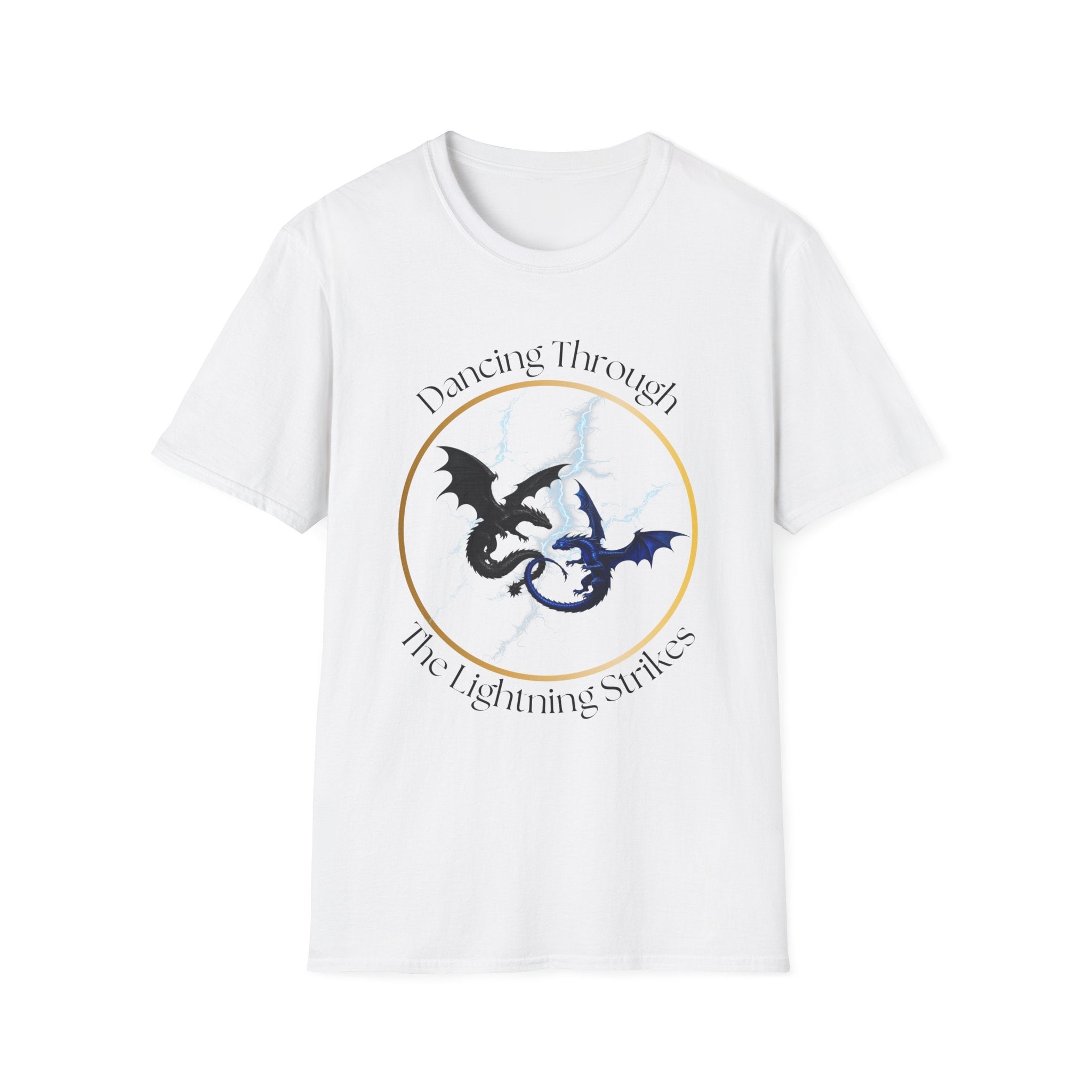 Dragon Dance T-Shirt — "Dancing Through The Lightning Strikes" Graphic Tee