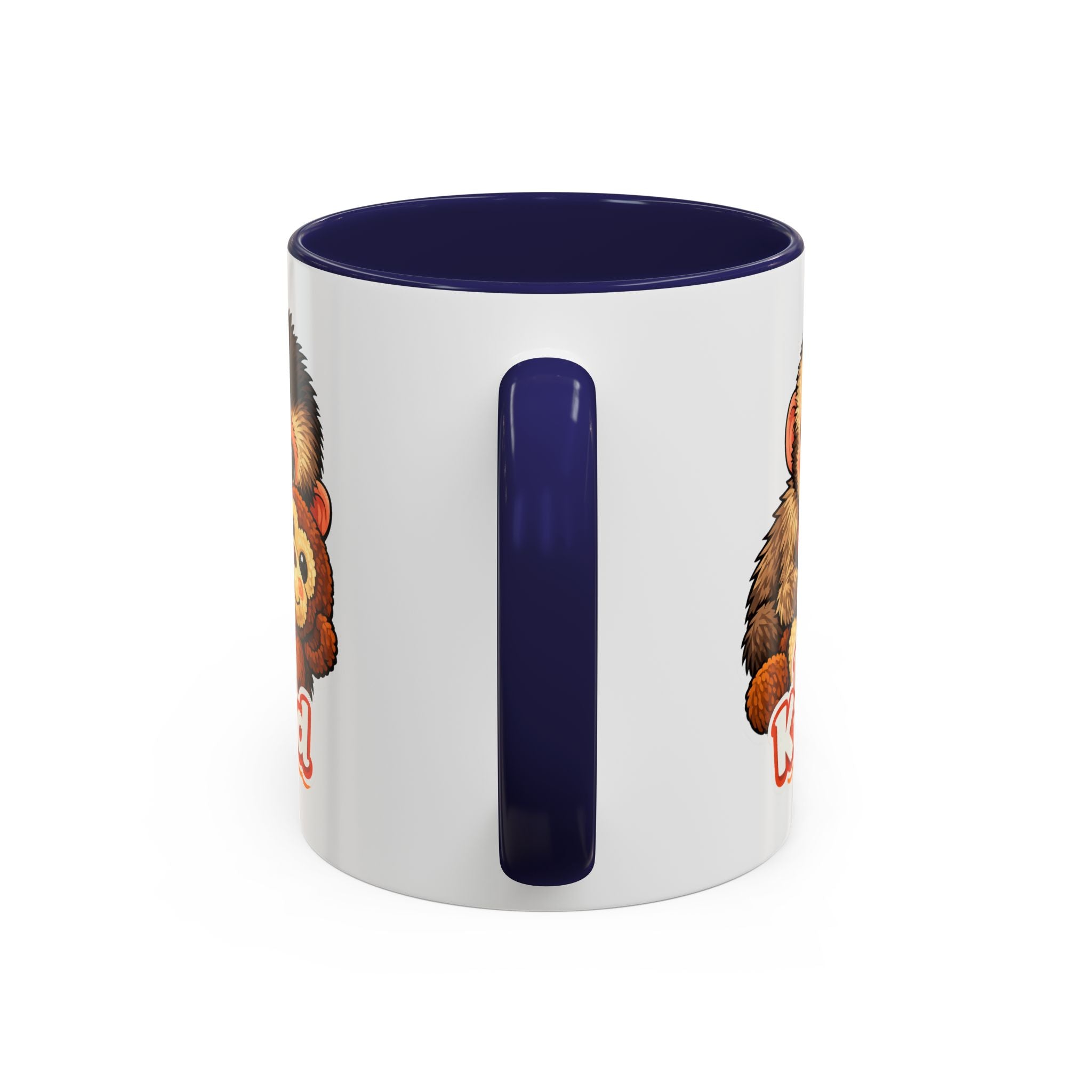 Be Kind Monkey Coffee Mug — Cute Animal Accent Mug (11/15oz)