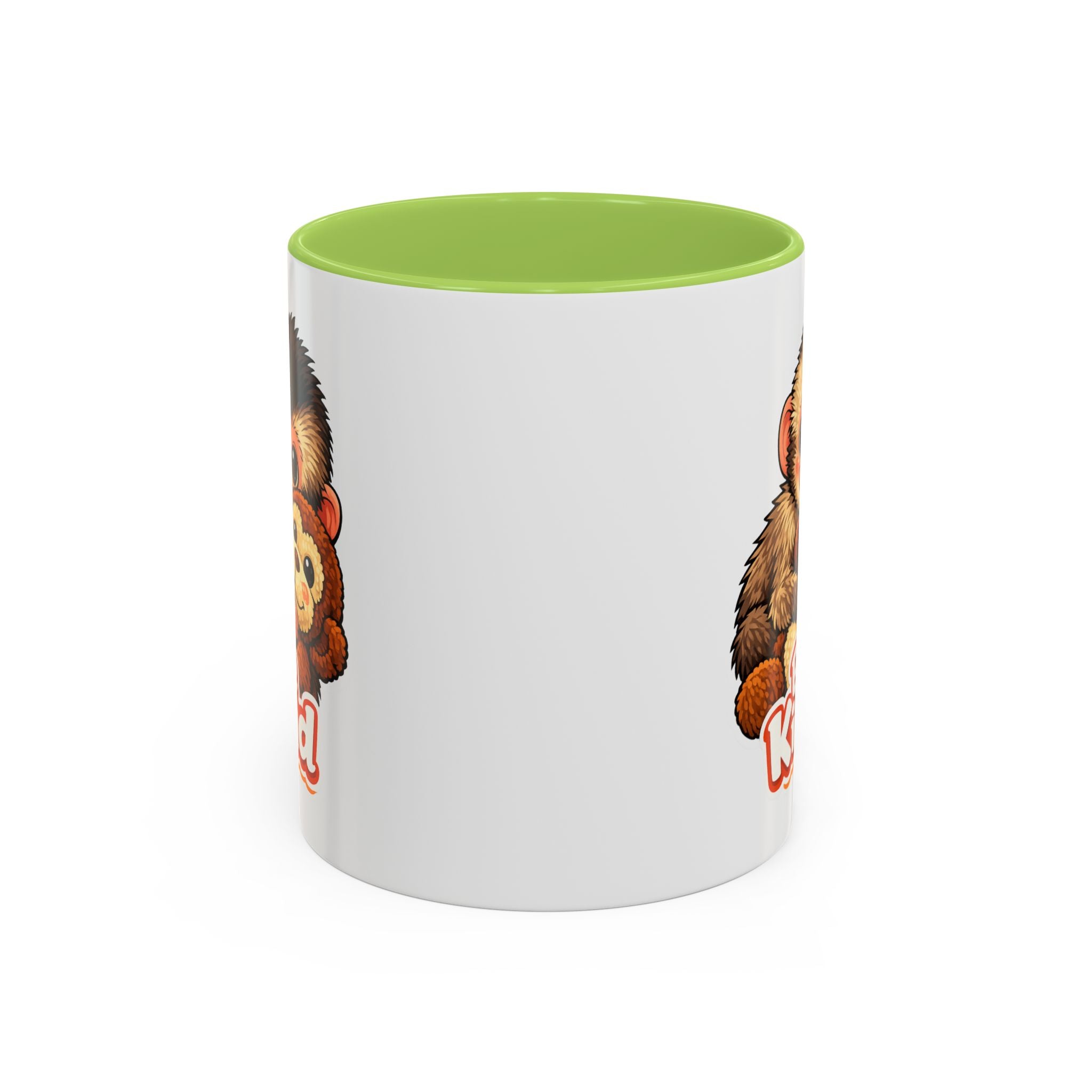 Be Kind Monkey Coffee Mug — Cute Animal Accent Mug (11/15oz)