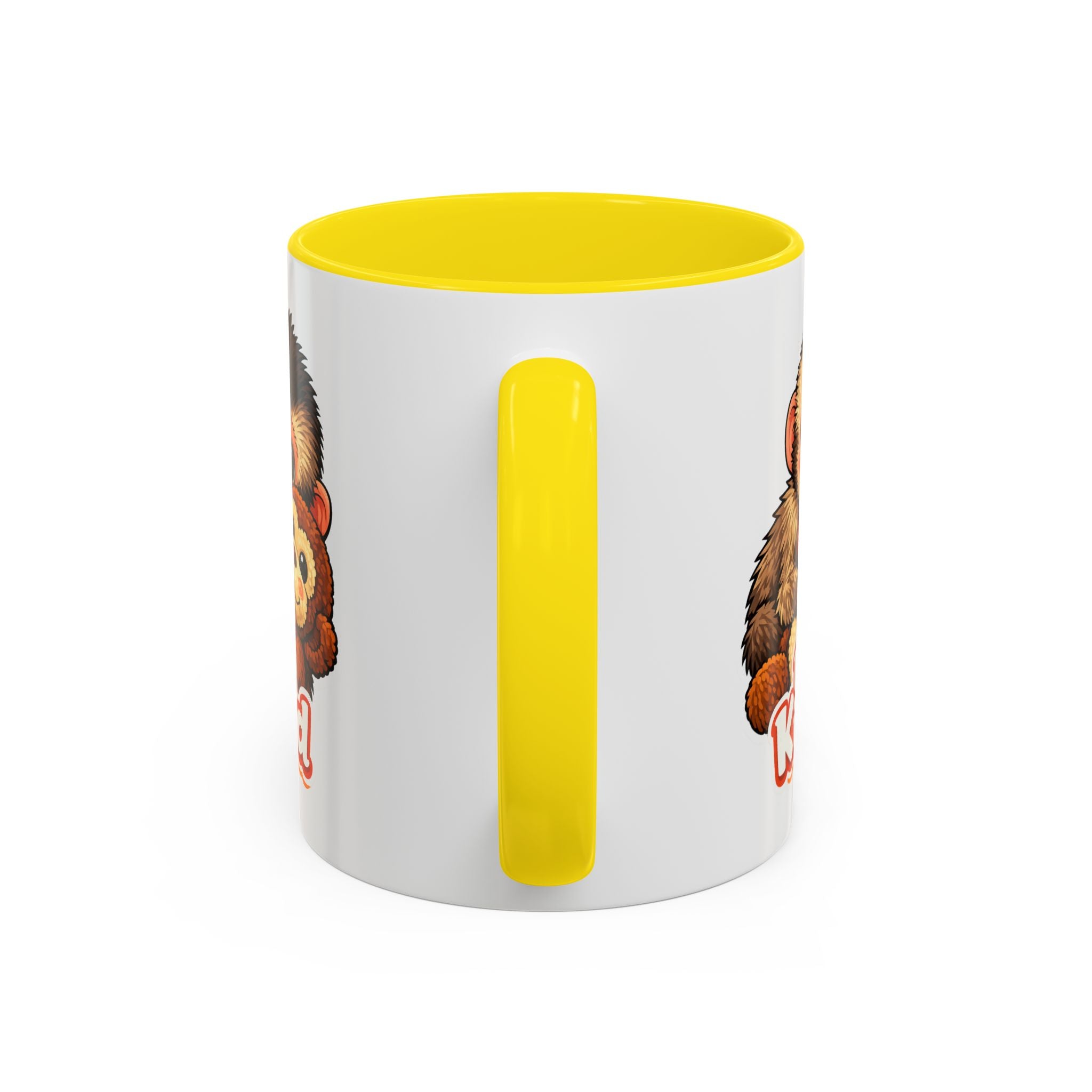 Be Kind Monkey Coffee Mug — Cute Animal Accent Mug (11/15oz)