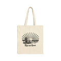 Tote Bag — "Rays and Reads" Beach Sunset Canvas Tote