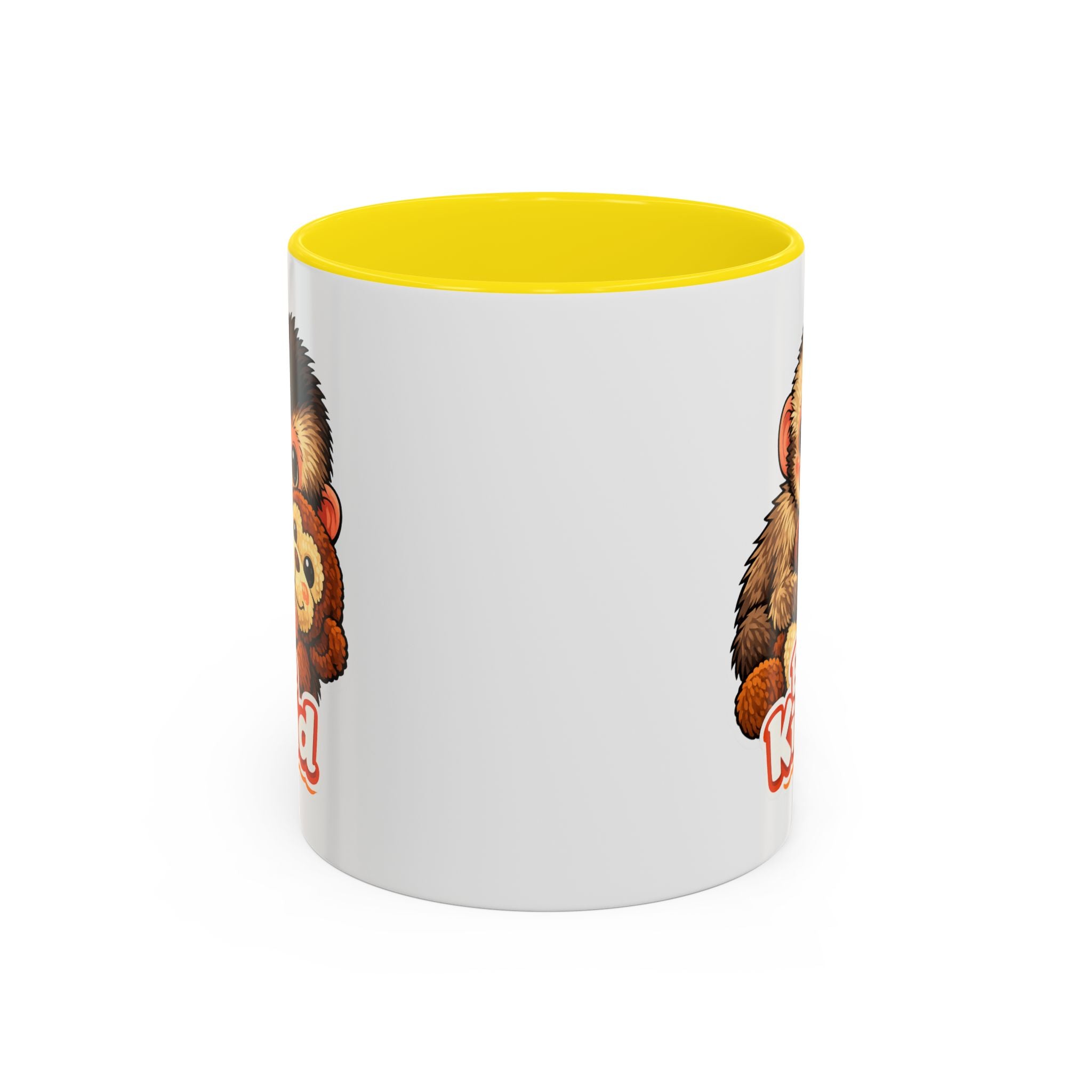 Be Kind Monkey Coffee Mug — Cute Animal Accent Mug (11/15oz)