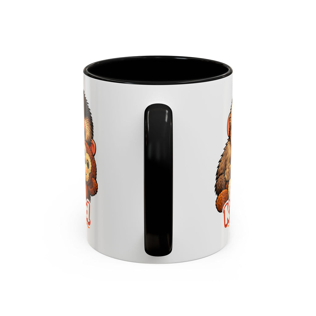Be Kind Monkey Coffee Mug — Cute Animal Accent Mug (11/15oz)