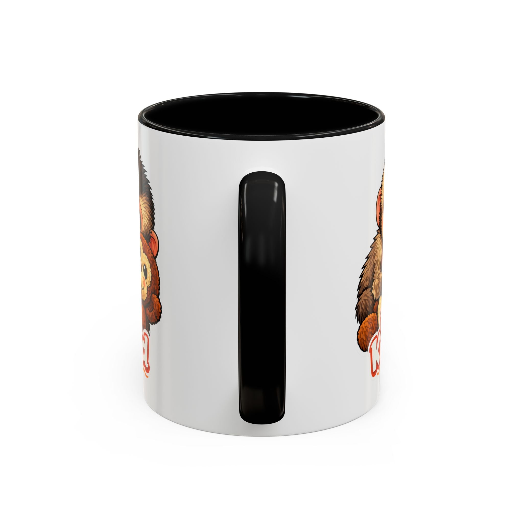 Be Kind Monkey Coffee Mug — Cute Animal Accent Mug (11/15oz)