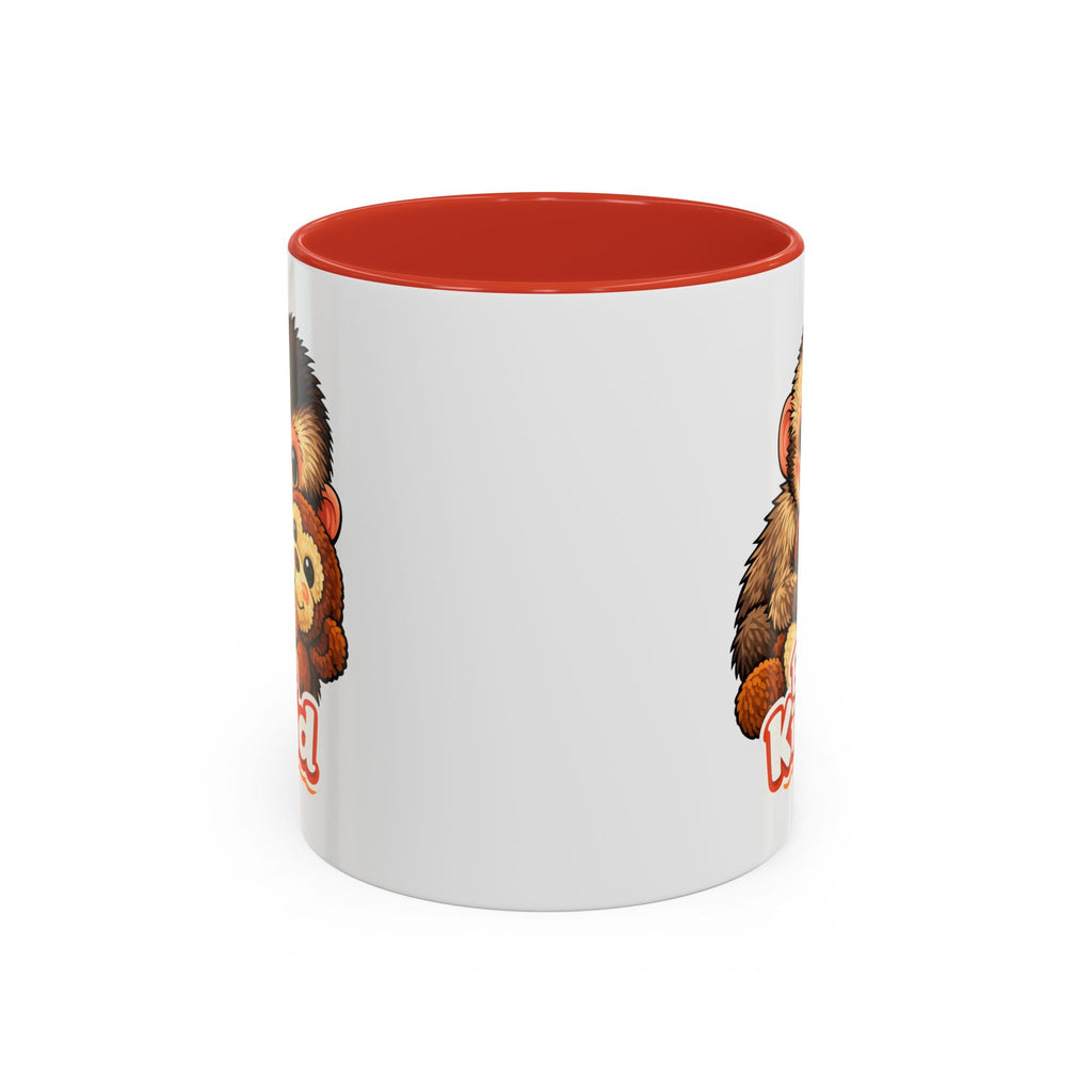 Be Kind Monkey Coffee Mug — Cute Animal Accent Mug (11/15oz)
