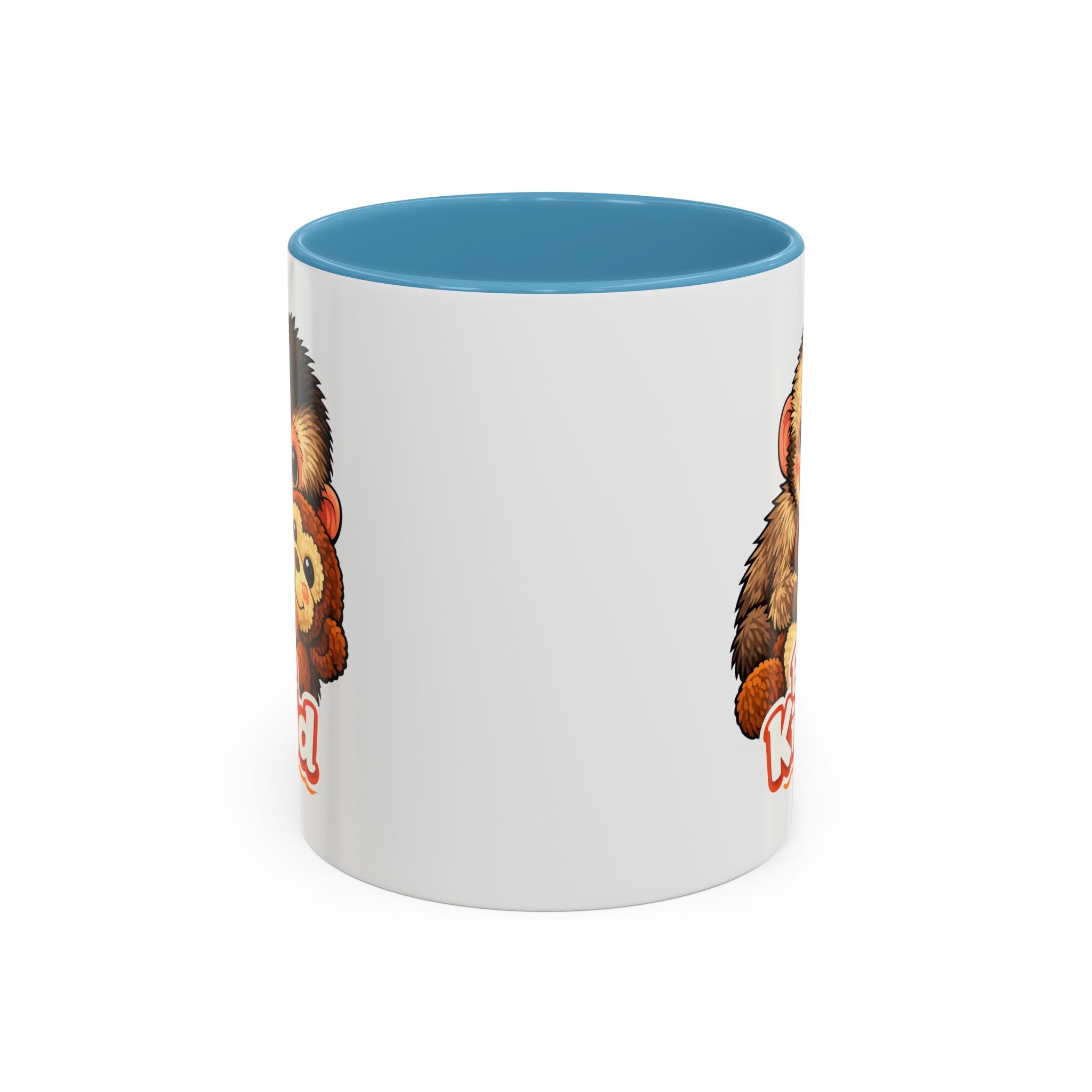Be Kind Monkey Coffee Mug — Cute Animal Accent Mug (11/15oz)