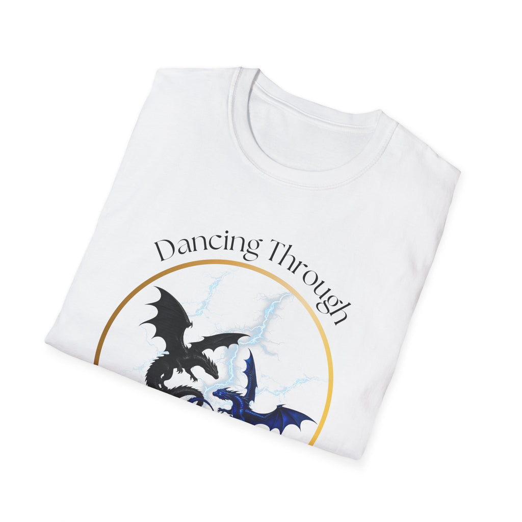 Dragon Dance T-Shirt — "Dancing Through The Lightning Strikes" Graphic Tee