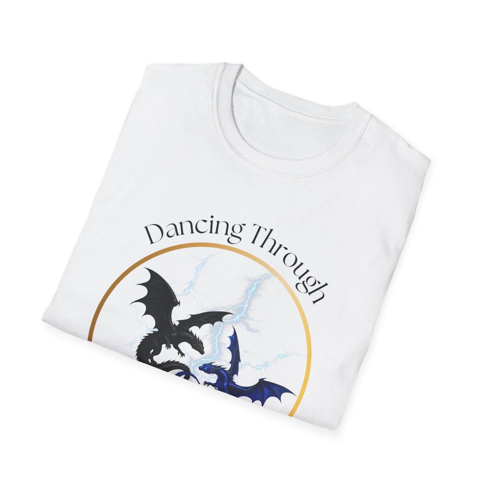 Dragon Dance T-Shirt — "Dancing Through The Lightning Strikes" Graphic Tee