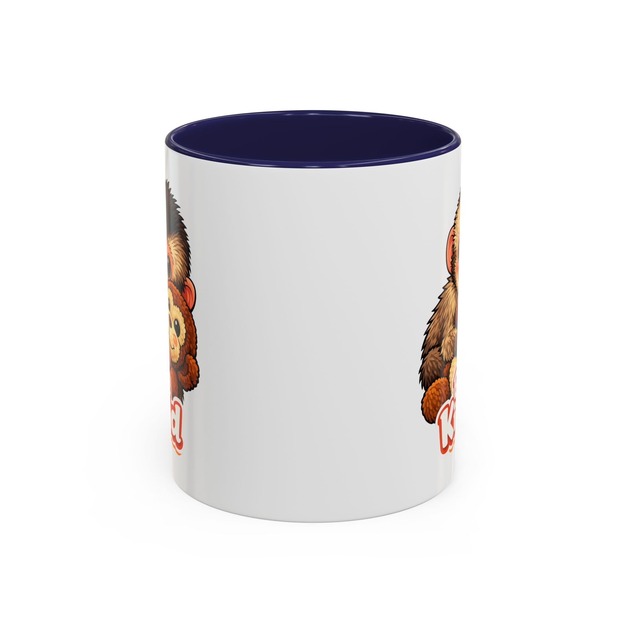 Be Kind Monkey Coffee Mug — Cute Animal Accent Mug (11/15oz)
