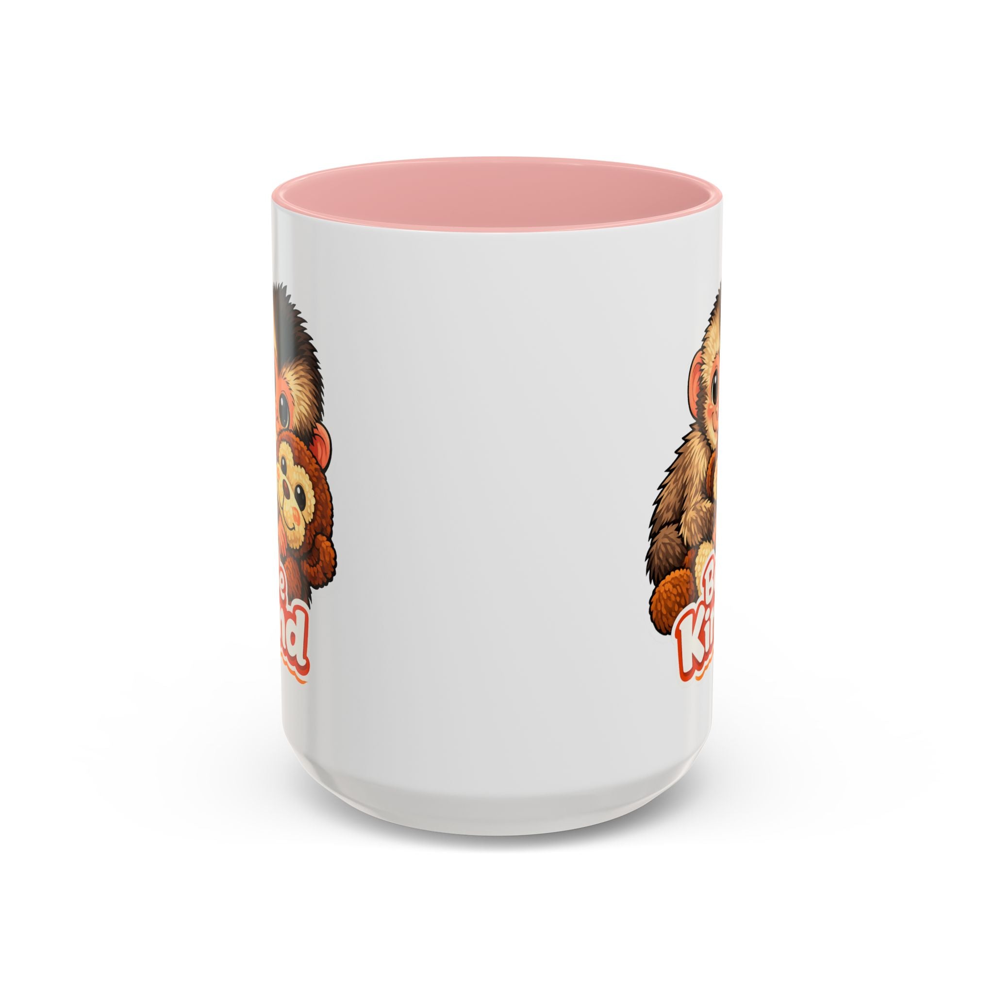 Be Kind Monkey Coffee Mug — Cute Animal Accent Mug (11/15oz)