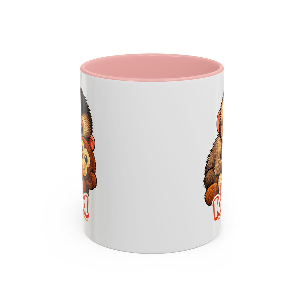 Be Kind Monkey Coffee Mug — Cute Animal Accent Mug (11/15oz)