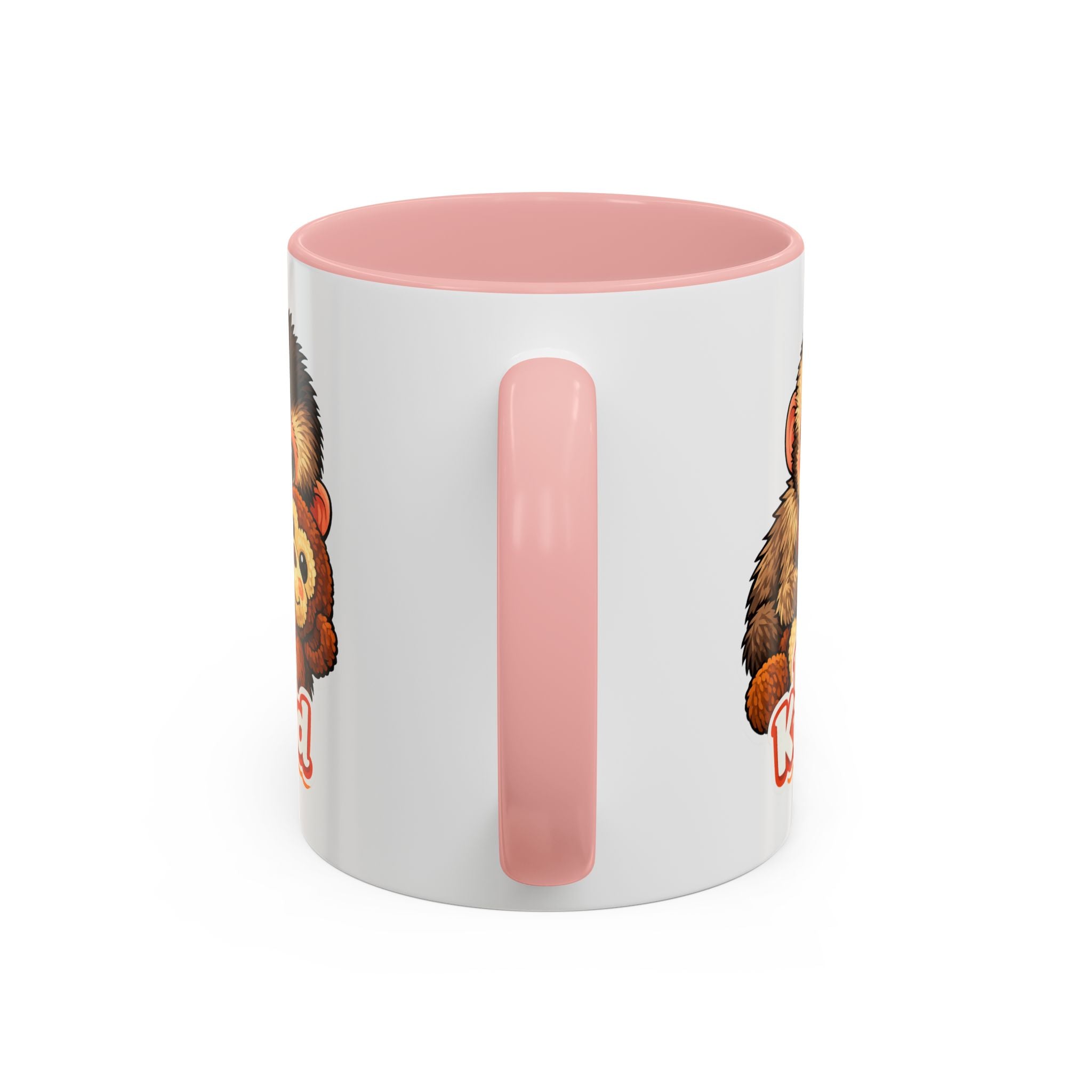 Be Kind Monkey Coffee Mug — Cute Animal Accent Mug (11/15oz)