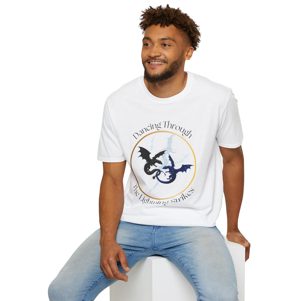 Dragon Dance T-Shirt — "Dancing Through The Lightning Strikes" Graphic Tee