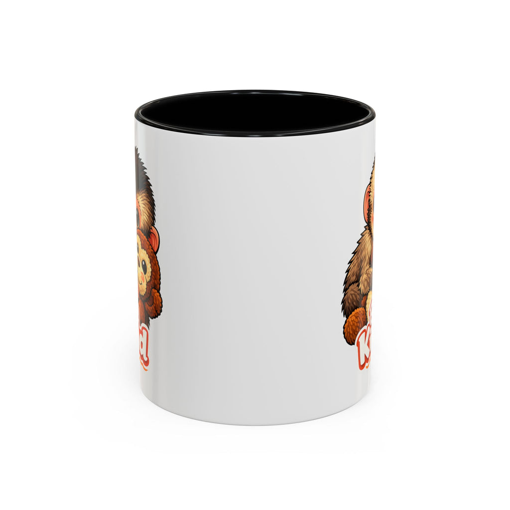 Be Kind Monkey Coffee Mug — Cute Animal Accent Mug (11/15oz)