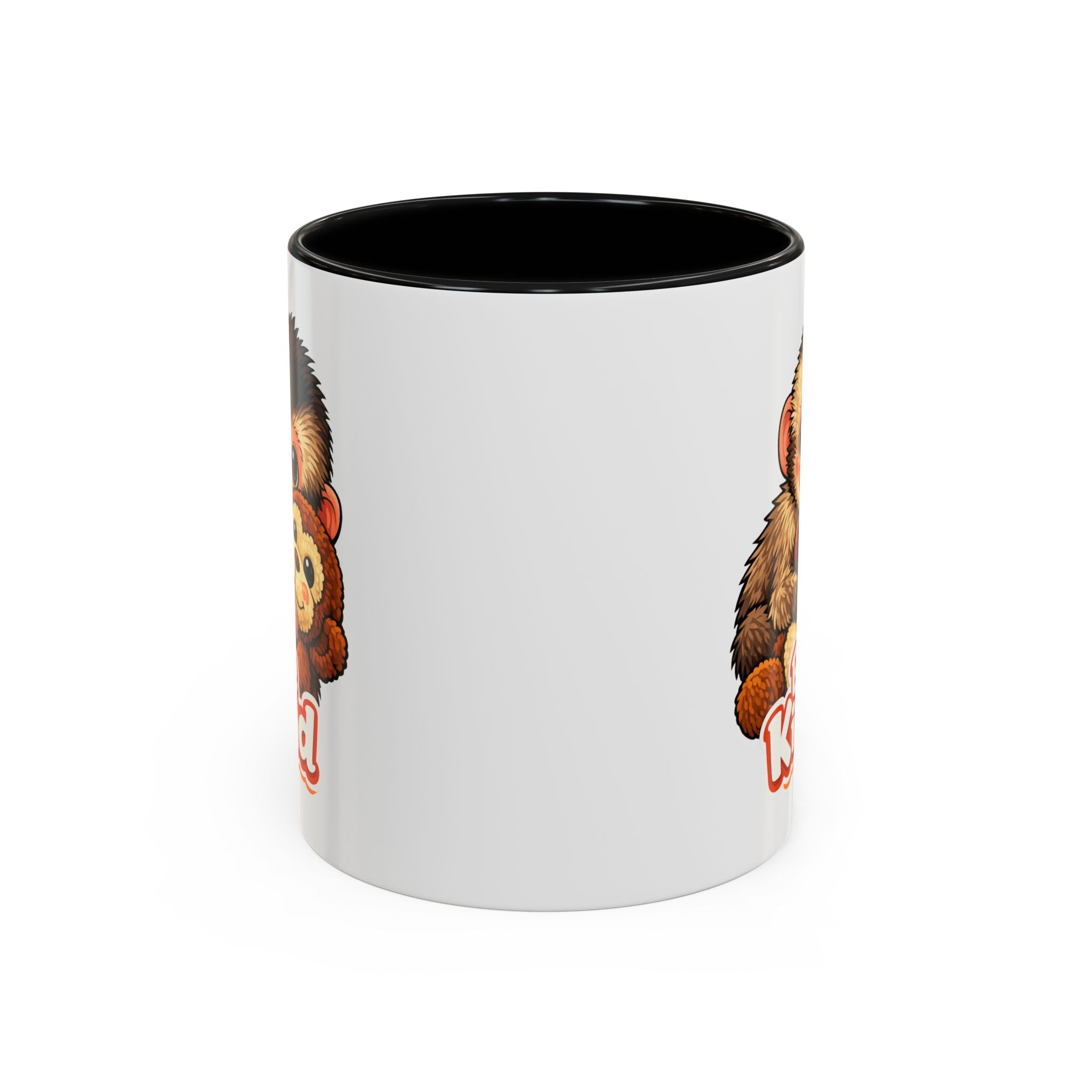 Be Kind Monkey Coffee Mug — Cute Animal Accent Mug (11/15oz)
